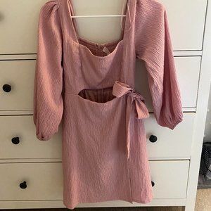 mauve pink dress